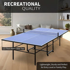 9FT Foldable Ping Pong Table Set with 2 Paddles and 3 Balls
